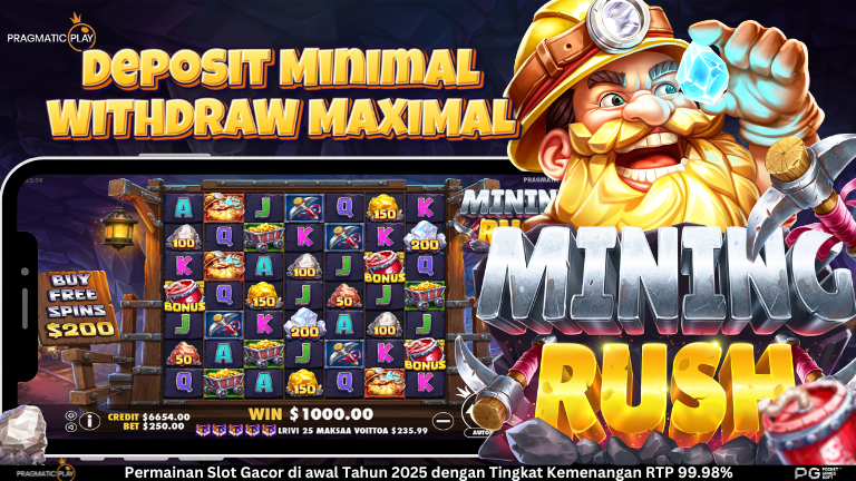 Serunya Bermain Slot Mining Rush dari Pragmatic Play
